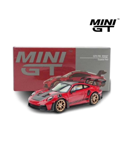 Mô Hình Xe Tĩnh 1:64 Mini GT Porsche 911 (992) GT3 RS Weissach Package Guards Red