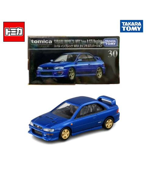 Mô Hình Xe Thể Thao JDM Subaru Impreza WRX STi Tomica Premium Số 30 Takara Tomy Chính Hãng