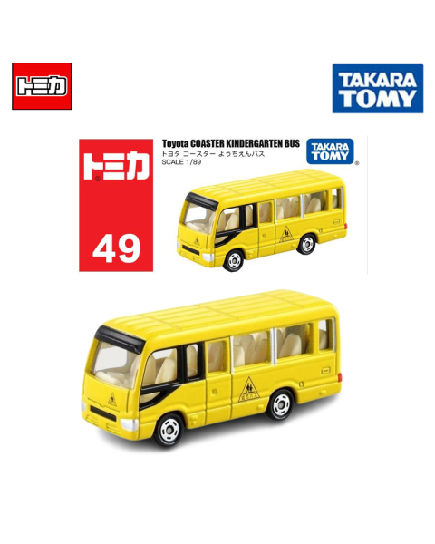 Mô Hình Xe Bus Toyota Coaster Takara Tomy Tomica No.49 (Chính Hãng Hộp Giấy)