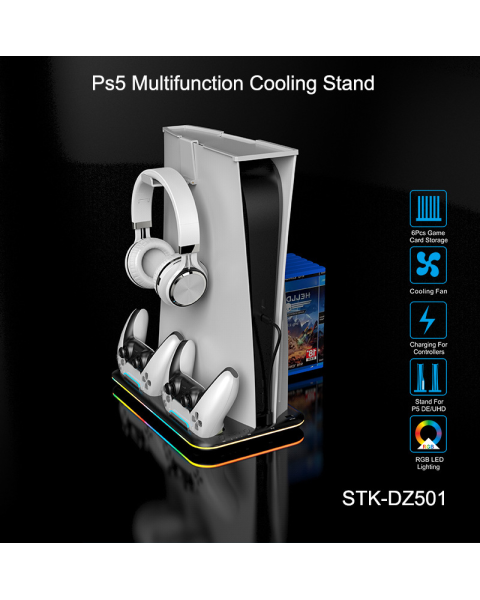 Đế tản nhiệt cho máy PS5 standard Fat ổ đĩa và digital - DZ501