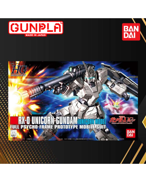 Mô hình Gunpla HGUC 1/144 RX-0 Unicorn Gundam Unicorn Mode chính hãng Bandai