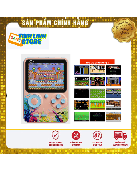 G5 Handheld game console classic 500 in 1