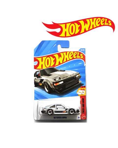 Mô Hình Xe Thể Thao JDM Hot Wheels 1:64 – '82 Toyota Supra Silver New 2026