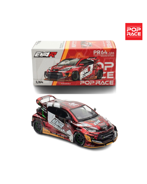 Mô Hình Xe POP RACE 1:64 - EVA RT Production Model-02 GOODRIDE Toyota GR Yaris 