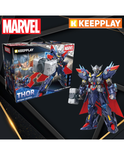 Mô Hình Lắp Ráp Marvel Mecha Thor - Đồ Chơi Robot Thần Sấm Cao Cấp