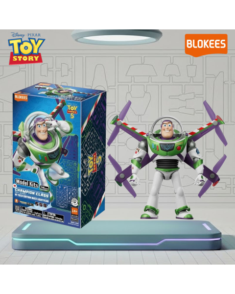 Mô Hình Lắp Ráp Chính Hãng - Blokees Toy Story 5 Champion Class CC01 Buzz Lightyear Hi-Tech Edition