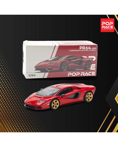 Mô Hình Xe Pop Race Lamborghini Countach LPI 800-4 Đỏ Rosso Đẳng Cấp