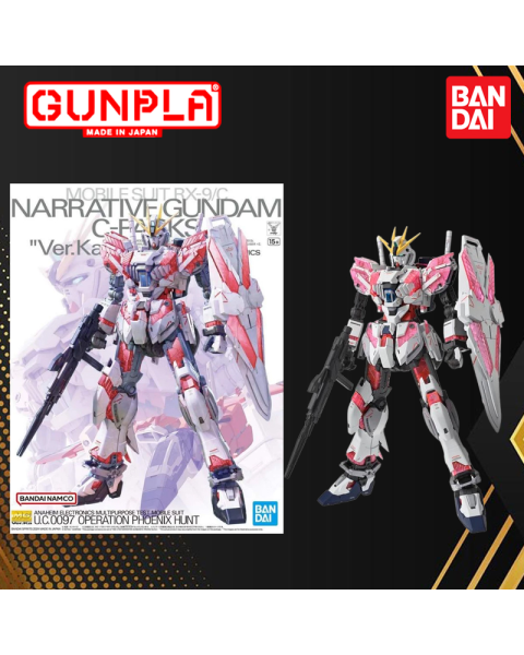 Mô Hình Lắp Ráp Bandai Gunpla MG 1/100 RX-9/C Narrative Gundam C-Packs Ver.Ka