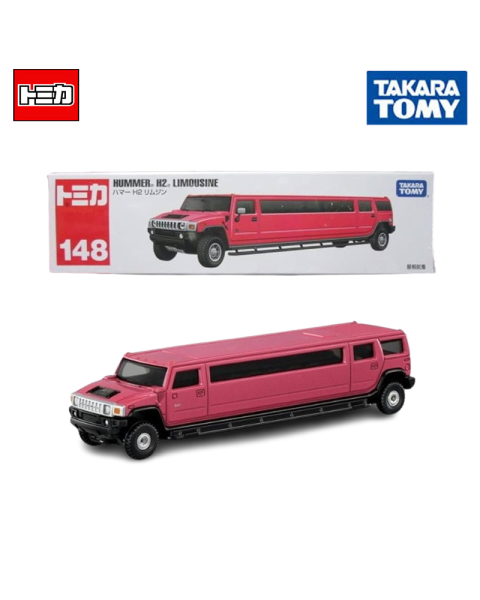 Mô Hình Xe Ô Tô Kim Loại Long Tomica No. 148 Hummer H2 Limousine - Takara Tomy
