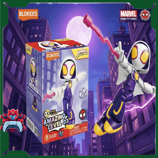 Mô hình Figure Marvel Spidey - AL01 Ghost spider Gwen - Blokees