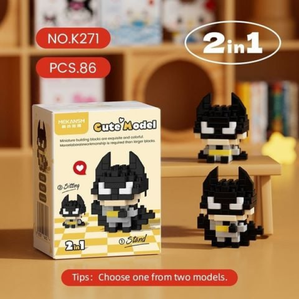 Mô hình lắp ráp Anh Hùng Avengers mini - Batman