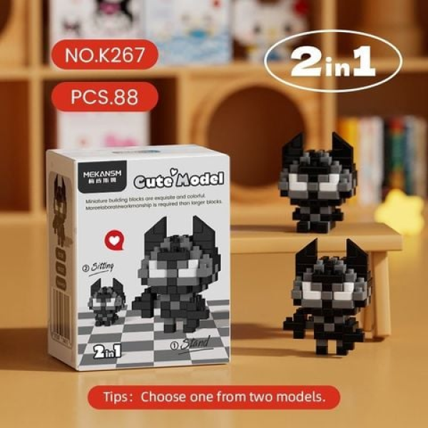 Mô hình lắp ráp Anh Hùng Avengers mini - Black Pather