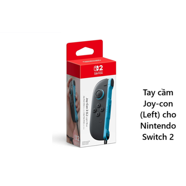 Tay cầm chơi Game Nintendo Joy-Con 2 (L) Light Blue