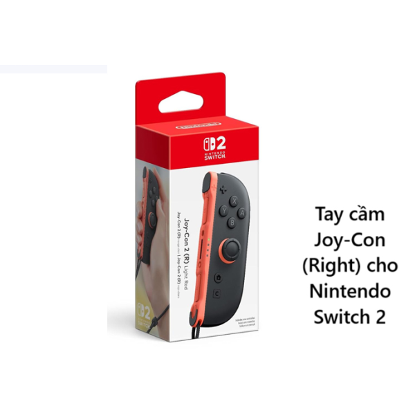Tay cầm chơi Game Nintendo Joy-Con™ 2 (R) Light Red
