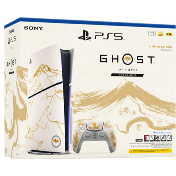 Máy Chơi Game PS5 Slim Ghost of Yotei Gold Limited Edition Bundle (Disk)