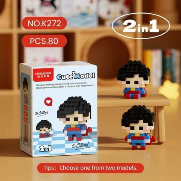 Mô hình lắp ráp Anh Hùng Avengers mini - Supper Man