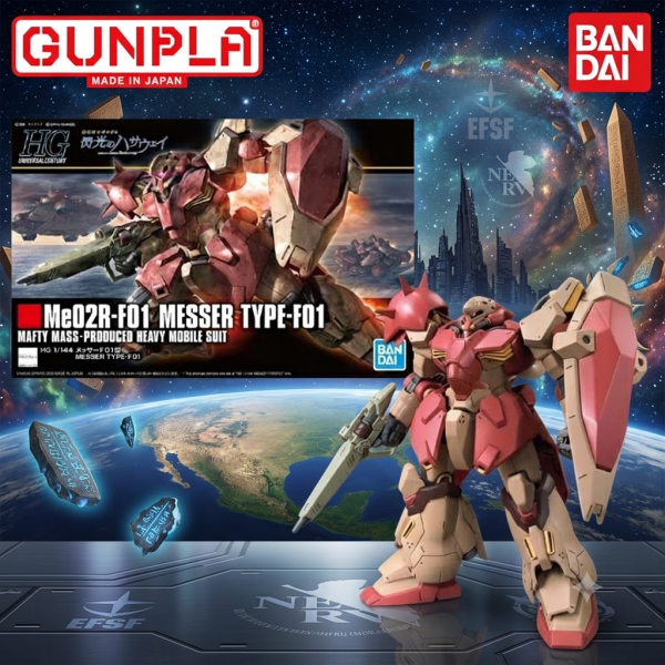 Mô Hình Lắp Ráp Bandai HG 1/144 Messer Type-F01 (15cm) - Gunpla Chính Hãng Nhật Bản
